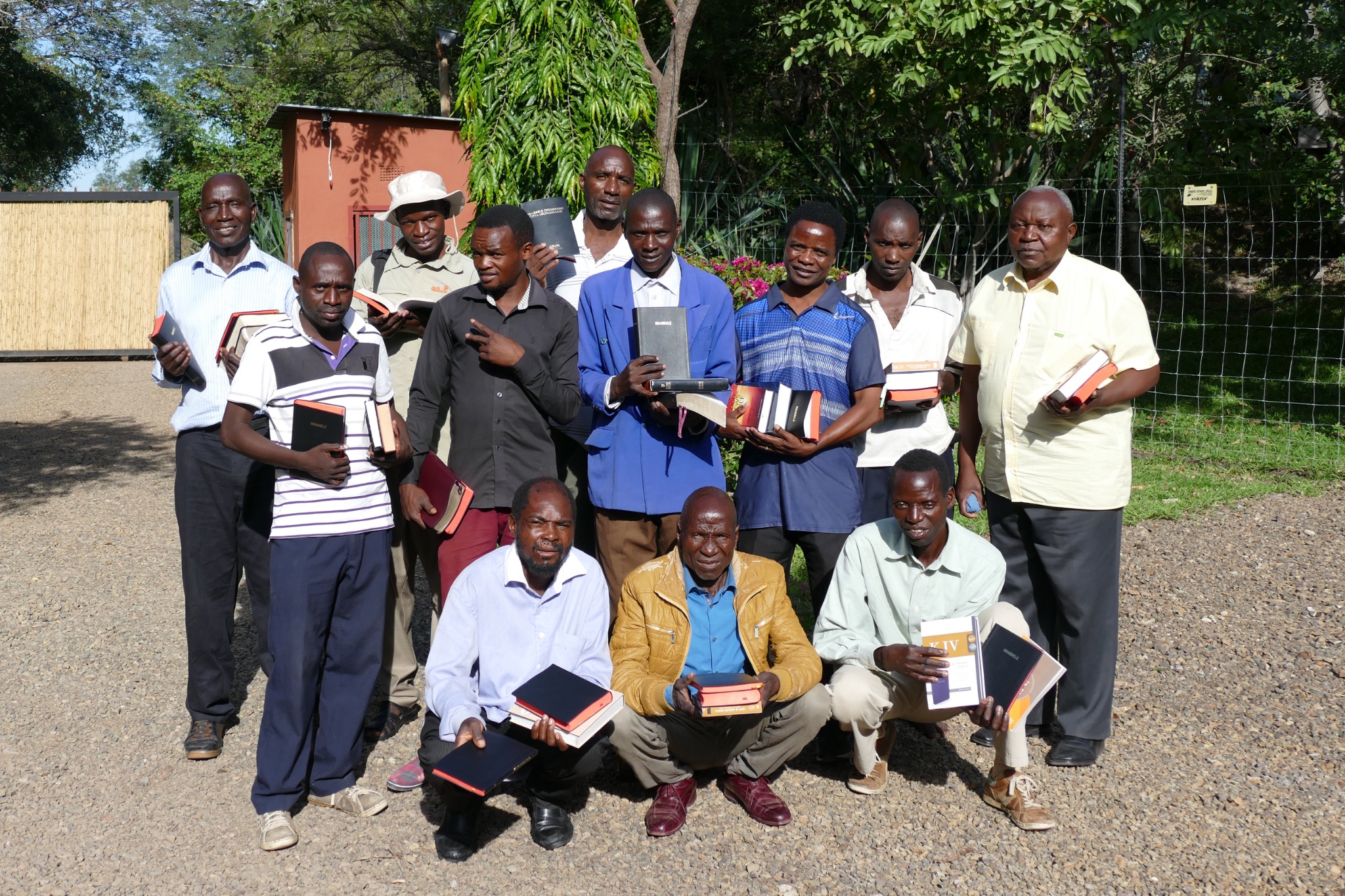 Zambian pastors together following a CGWU training session